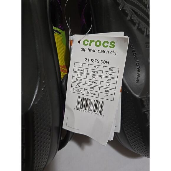 Disney Parks Halloween 2024 Mickey’s Pumpkin Patch Adult Clogs Crocs Size M6/W8 - Picture 5 of 6